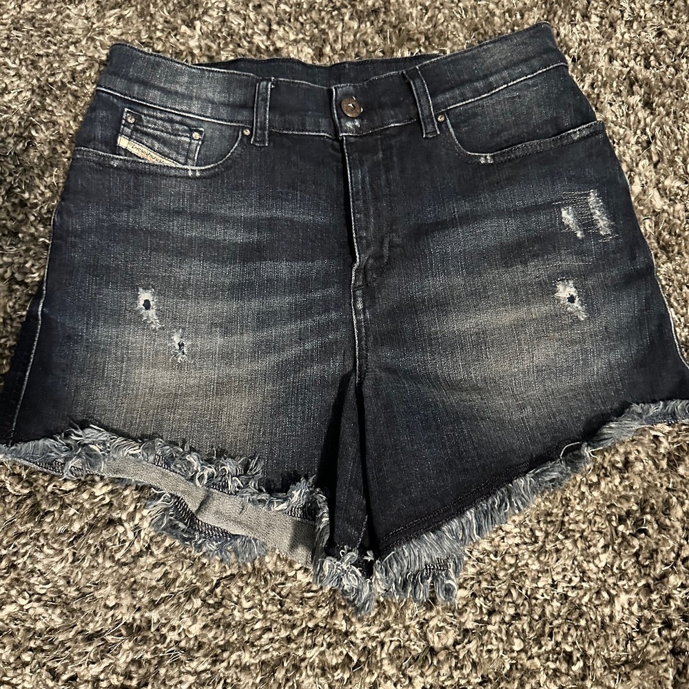 Denim shorts